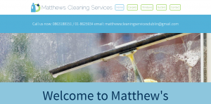 Matthews Cleaning Services Homepage